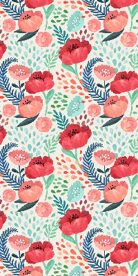 Roleta na okno s motívom maku