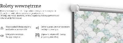 Roleta na balkónové dvere v tvare polkruhu