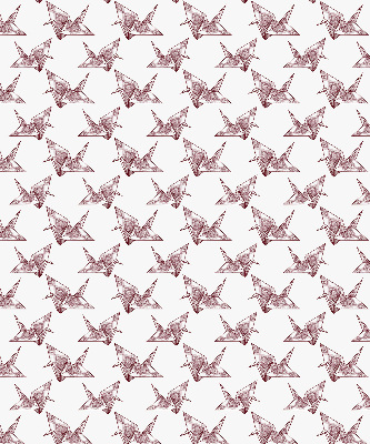 Vnútorná roleta na okno s motívom origami labutí