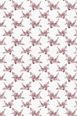 Vnútorná roleta na okno s motívom origami labutí