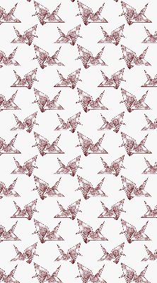 Vnútorná roleta na okno s motívom origami labutí