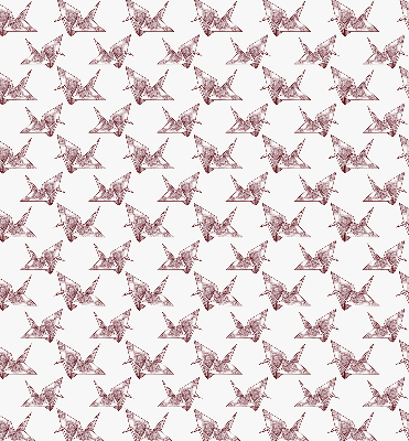 Vnútorná roleta na okno s motívom origami labutí