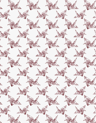 Vnútorná roleta na okno s motívom origami labutí