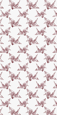 Vnútorná roleta na okno s motívom origami labutí