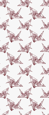 Vnútorná roleta na okno s motívom origami labutí