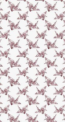 Vnútorná roleta na okno s motívom origami labutí