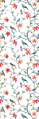 Roleta na okno s motívom vtáka na konári