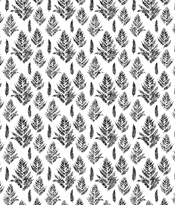 Roleta na balkónové dvere s motívom maľovaných listov