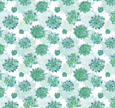 Vnútorná roleta na okno zelené kvety