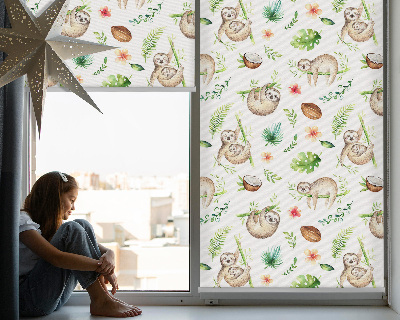 Roleta na balkónové dvere pre lenivosti a rastliny