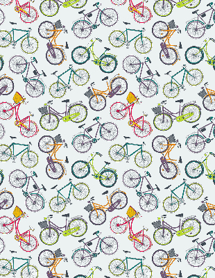 Roleta na balkónové dvere bicykle
