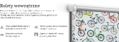 Roleta na balkónové dvere bicykle