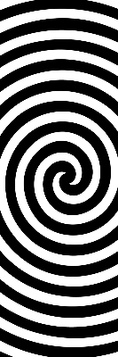Roleta na okno hypnotizujúci kruh
