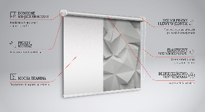 Roleta na balkónové dvere 3D papierová stena