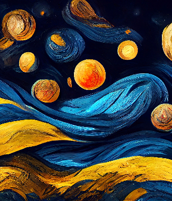 Roleta na okno s motívom planét