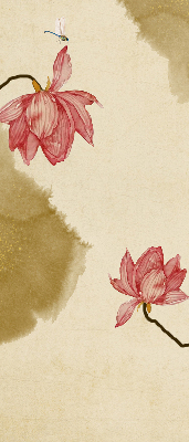 Vnútorná roleta na okno v prevedení Kvety