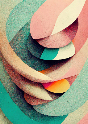 Vnútorná roleta na okno abstrakcia