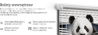 Vnútorná roleta na okno Panda