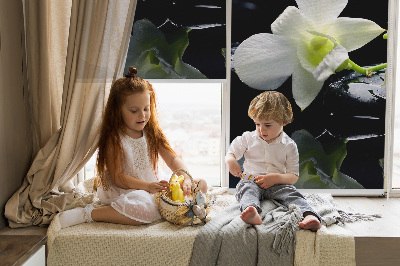 Vnútorná roleta na okno orchidey a elegancia
