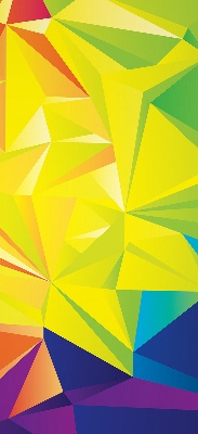 Vnútorná roleta na okno farebný vzor origami