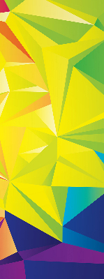 Vnútorná roleta na okno farebný vzor origami