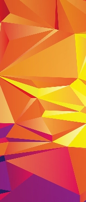 Vnútorná roleta na okno farebný vzor origami