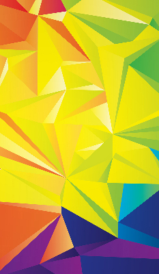 Vnútorná roleta na okno farebný vzor origami