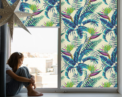 Zatemňovacia roleta tropických rastlín