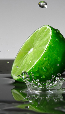 Roleta na okno s motívom limetiek vo vode