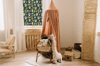 Roleta na okno s motívom kaktusov