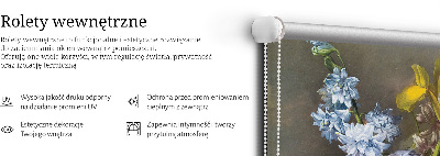 Zatemňovacia roleta kvetinový vzor