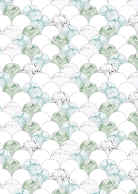 Zatemňovacia roleta v tvare polkruhu