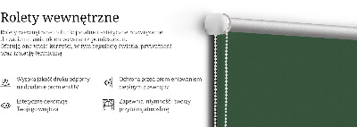 Vnútorná roleta na okno zelená