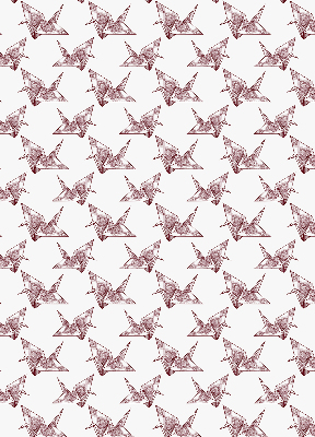Vnútorná roleta na okno origami labute