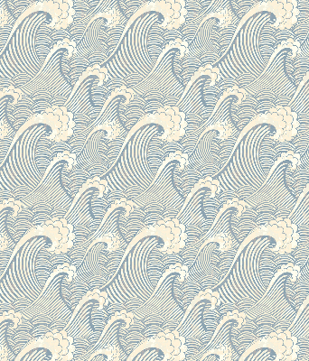 Roleta na okno s motívom vodných vĺn