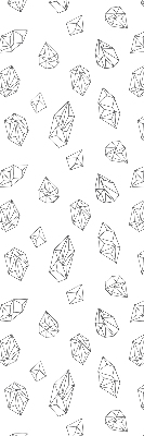 Roleta na okno s geometrickými tvarmi
