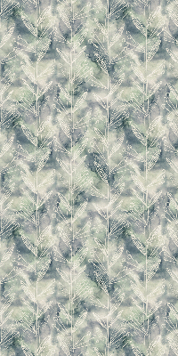 Roleta na okno s náčrtom rastliny na farebnom pozadí