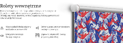 Roleta na okno červené opice