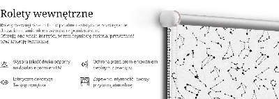 Vnútorná roleta na okno súhvezdia