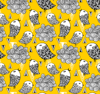 Roleta na okno s motívom vtákov