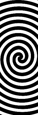Roleta na okno hypnotizujúci kruh