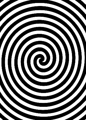 Roleta na okno hypnotizujúci kruh