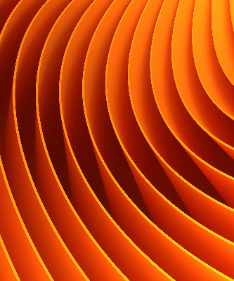 Vnútorná roleta na okno v oranžovej abstrakcii