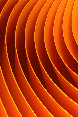 Vnútorná roleta na okno v oranžovej abstrakcii