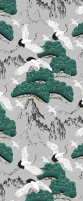 Zatemňovacia roleta s motívom lietajúcich žeriavov