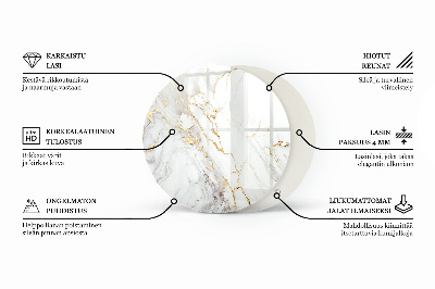 Stolová doska s potlačou Drevo v harmónii so živicou