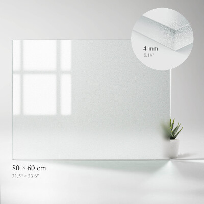 Obdĺžniková doska stola Priesvitná