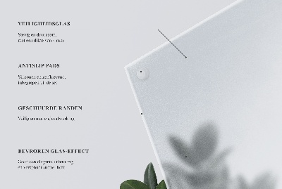 Obdĺžniková doska stola Priesvitná