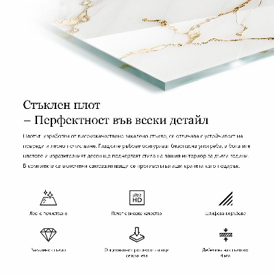 Dekoratívna doska stola Dekoratívne mozaiky s detailmi
