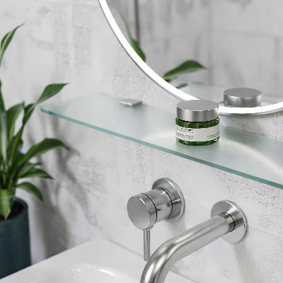 Sklenená polička Polopriesvitná